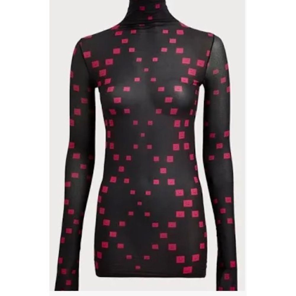 Acne Studios Women’s Geometric Sheer Top